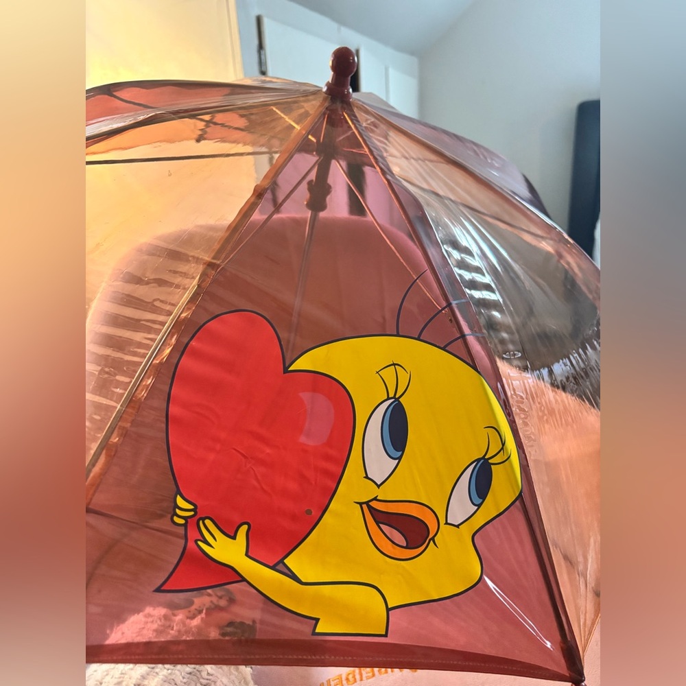 Warner Bros. Tweety Bird Umbrella - Red and Yellow